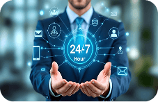 24/7 workforce management and performance monitoring